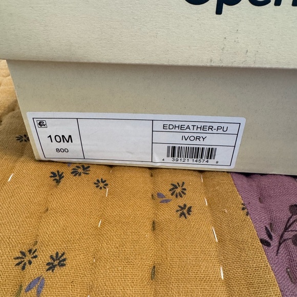 Ivory Leather Loafer with Gold Bit Accent - Women Shoes - Picture 6 of 6